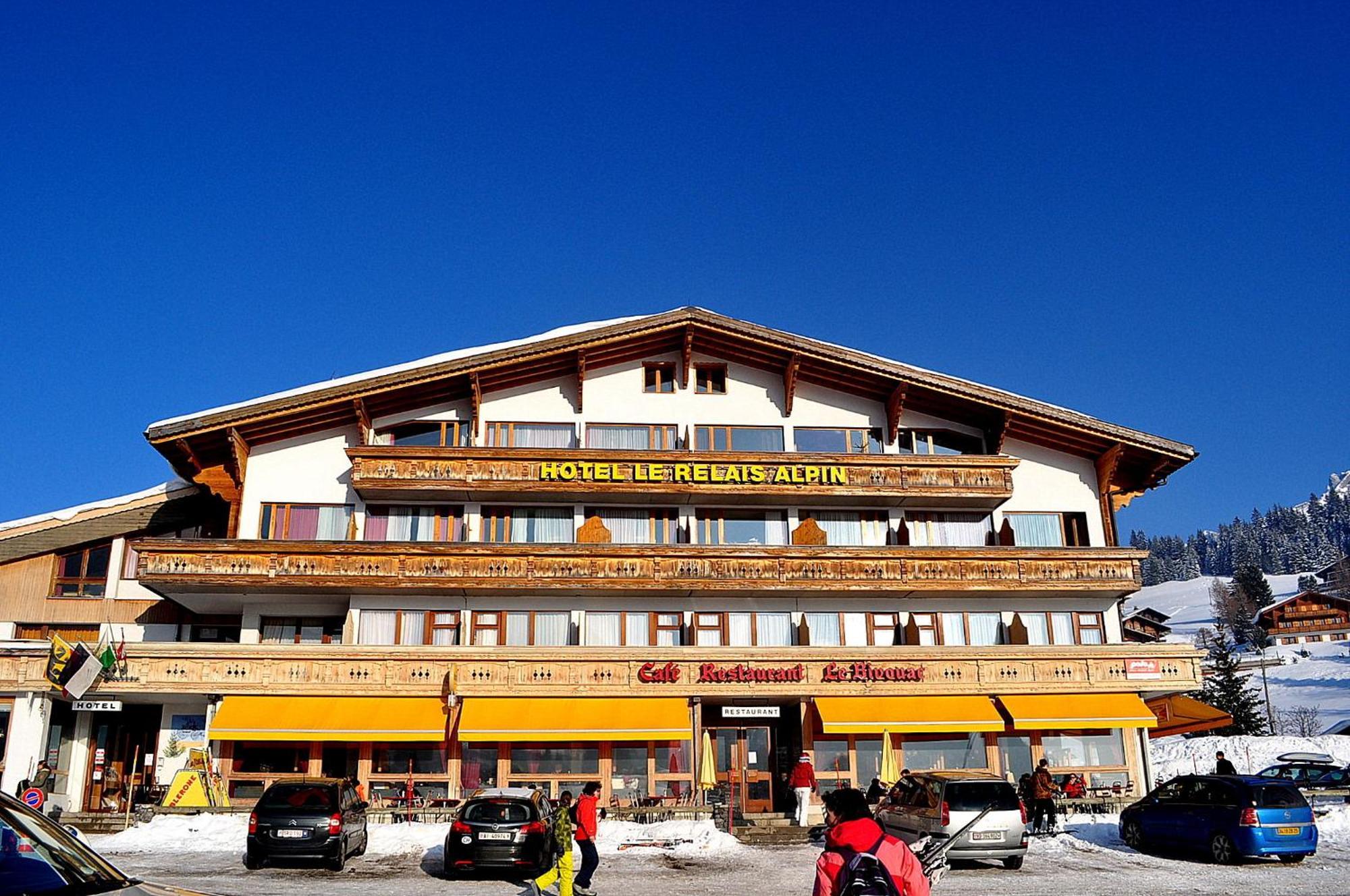 Hotel Le Relais Alpin Les Mosses Exterior foto